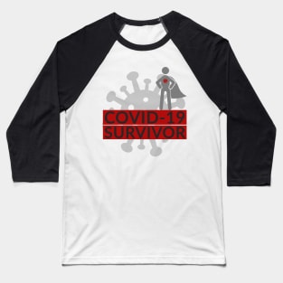 COVID-19 Survivor Baseball T-Shirt